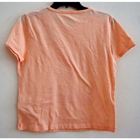 J. Crew OR5929 Women's Sz Small Iced Peach "Wave Of Love" Graphic S/S T-Shirt - Picture 2 of 9